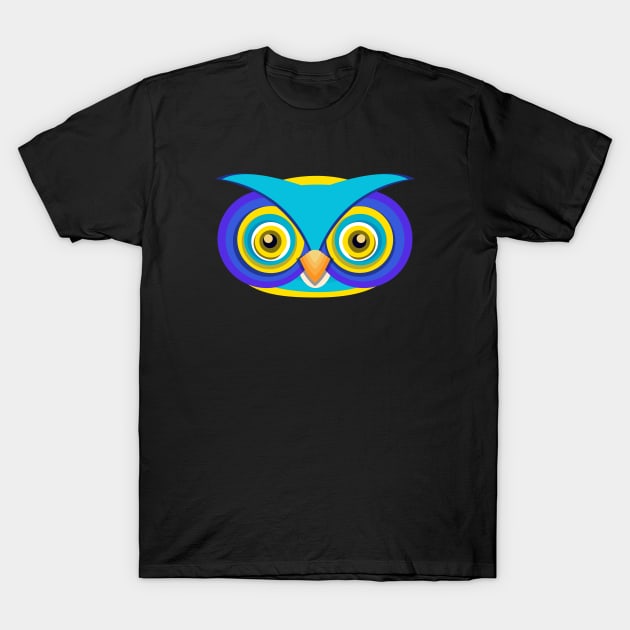 Hippie Owl T-Shirt by satheeshsankaran